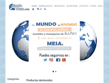 Tablet Screenshot of mundomesa.com